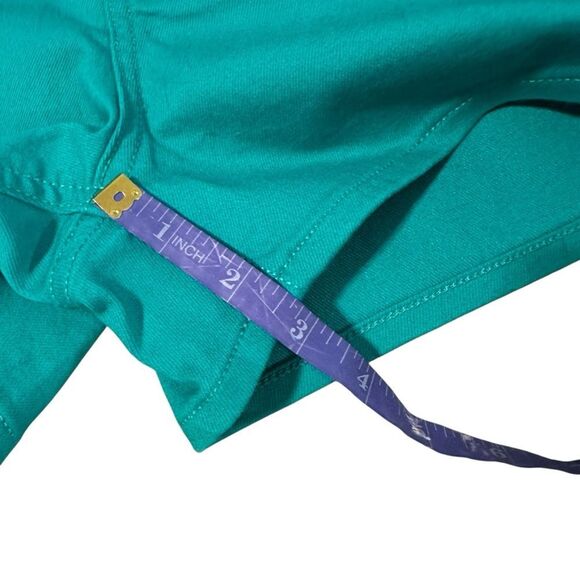 NWT Old Navy Teal WOW High Rise Denim Shorts - Size 10 - Picture 13 of 16